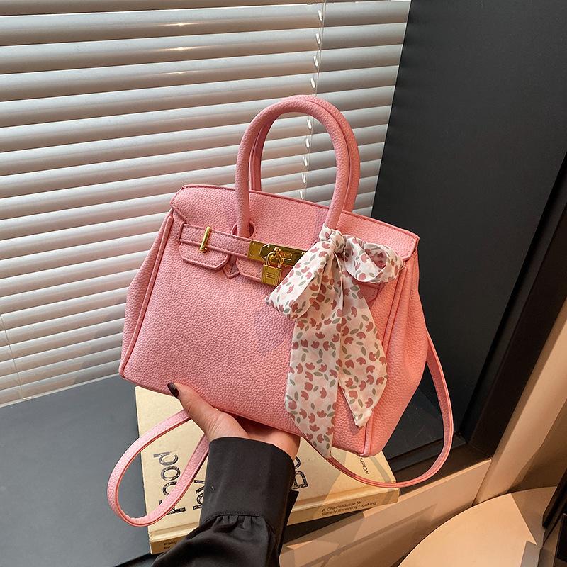 Litchi Grain Large Capacity Light Luxury High Quality Soft Durable Fashion Exquisite Lightweight Commuter Outdoor Beach Crossbody Bag Shoulder Bag