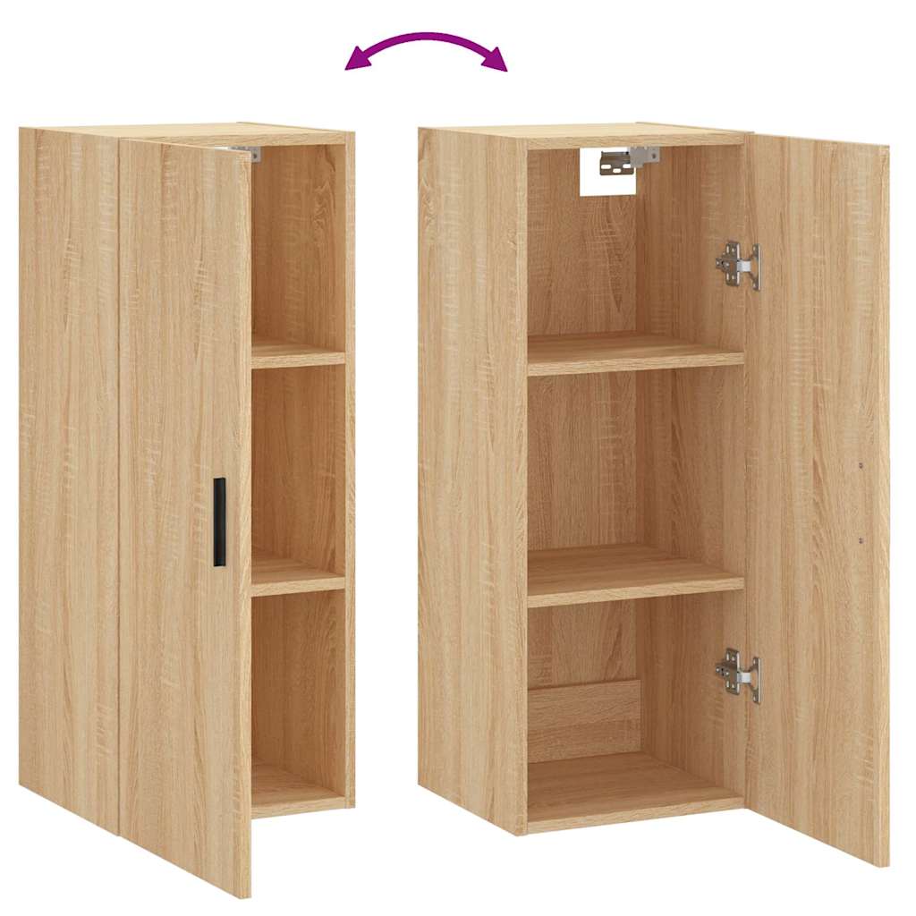 Wall Cabinet Sonoma Oak 34.5 X 34 X 90 Cm