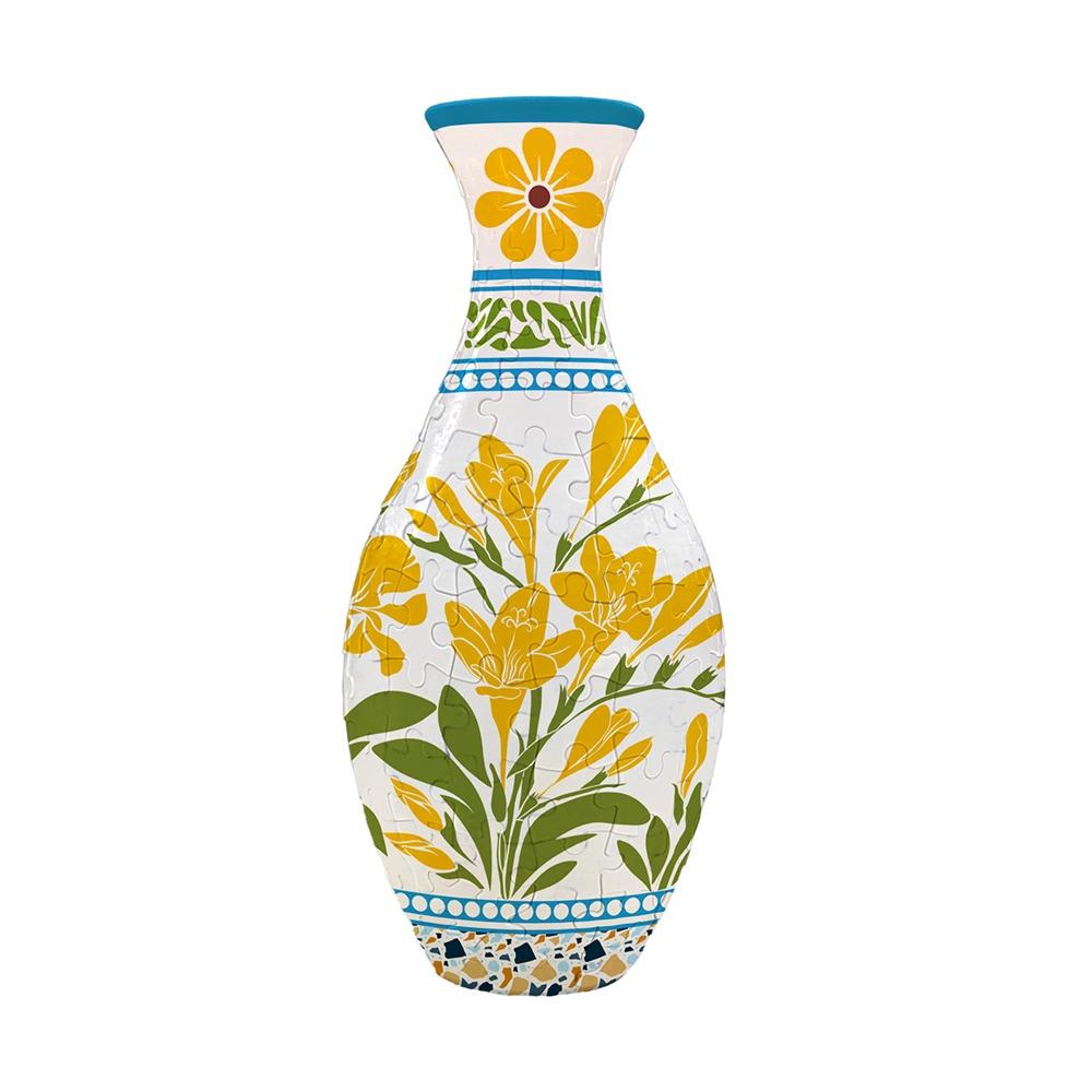 DIY Arts 3D Puzzlef Flower Vase 160 Curved Plastic Puzzle Home Ornaments for Home Decoration