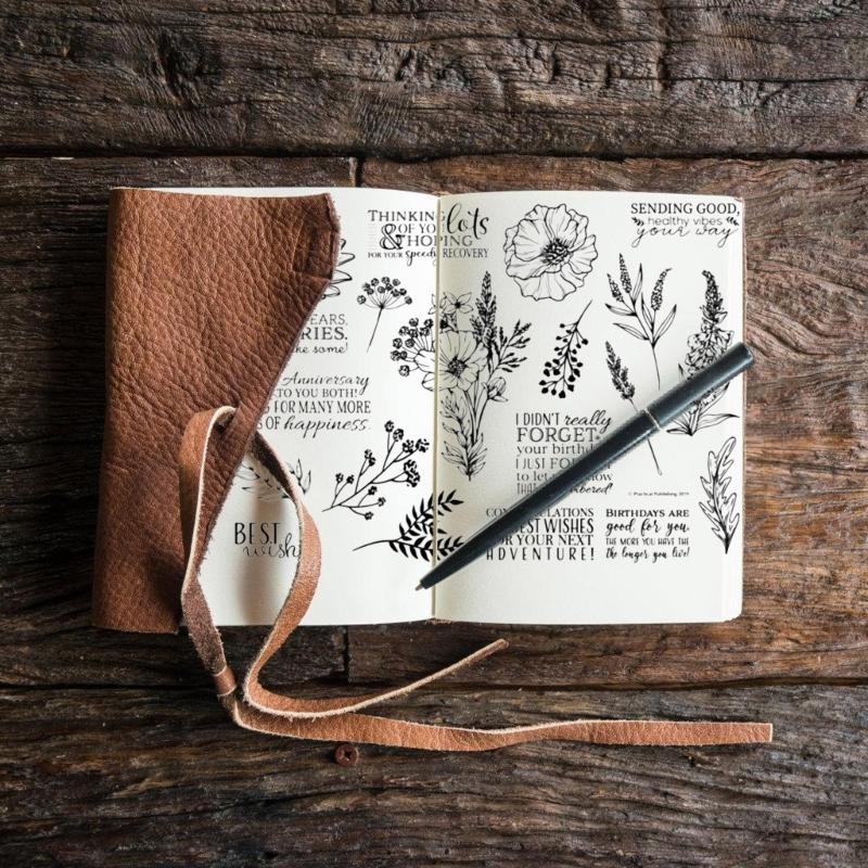 Flower Silicone Stamps for Card Making, Background Silicone Stamps for Embossing, Album Decoration, Clear Stamping Tool