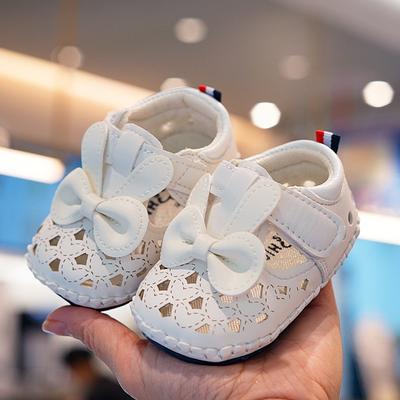Fashion Girls' Shoes Summer New Child Sandals Soft Soled Baby Shoe Simple Girls Leather Shoes Anti Slip Beach Shoe
