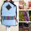 BILU Thicken Yarn Woven Polyester Cotton Linen Ethnic Jacquard Fabric for Home Textile