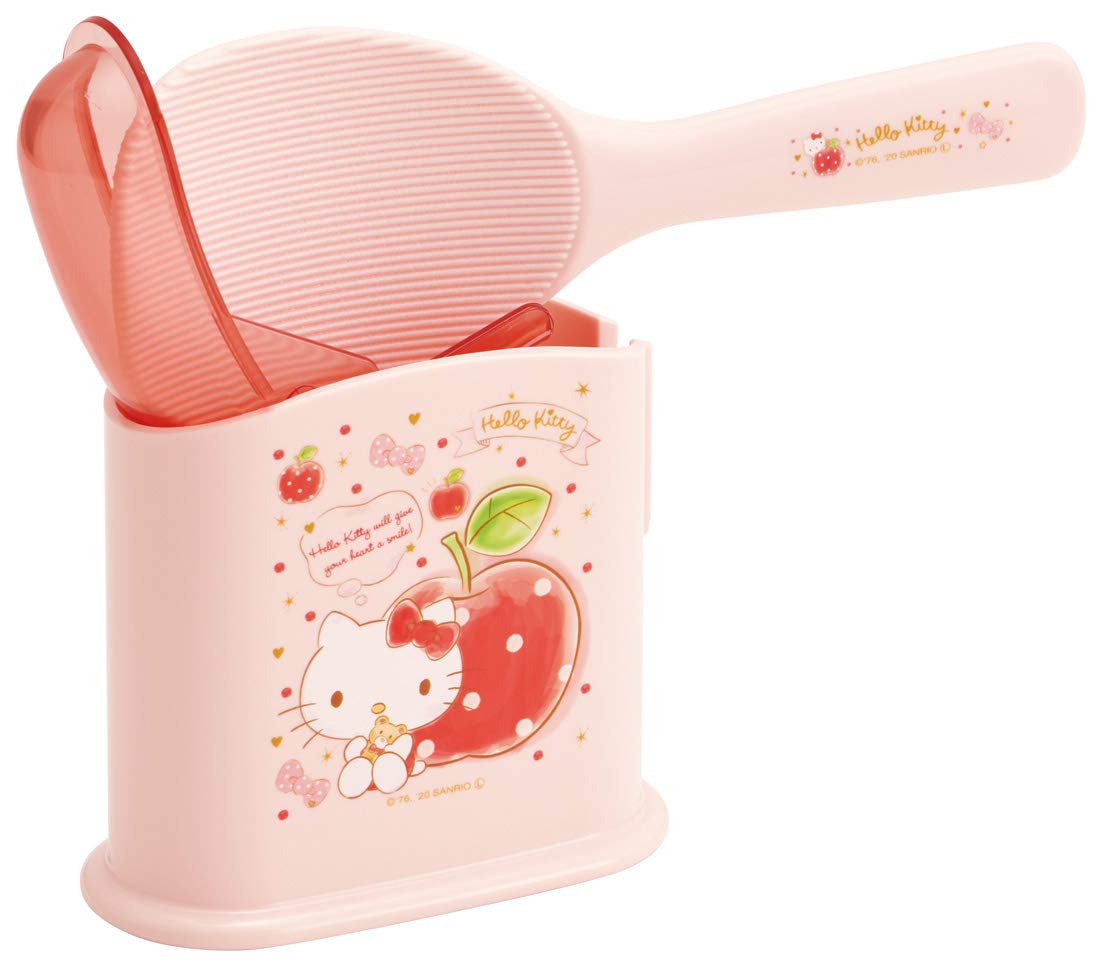Лопатка для риса Hello Kitty Счастье, Сделано в Японии, 19 см, Чехол, Лопатка, Девочка, Sanrio, SMS1,