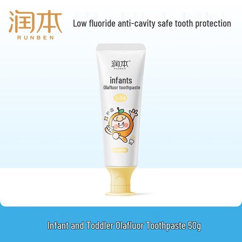 

Runben Olafluor Low Fluoride Children s Toothpaste, Sweet Orange