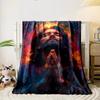Jesus Praying Artistic Blanket Bedroom Blanket for Livingroom Couch Lunch Break Soft Throw for Friend's Festival Gift