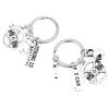 Modă Halteră Gantere Fitness Sală de Gimnastică Breloc Pandantiv Brelocuri Accesorii Sport