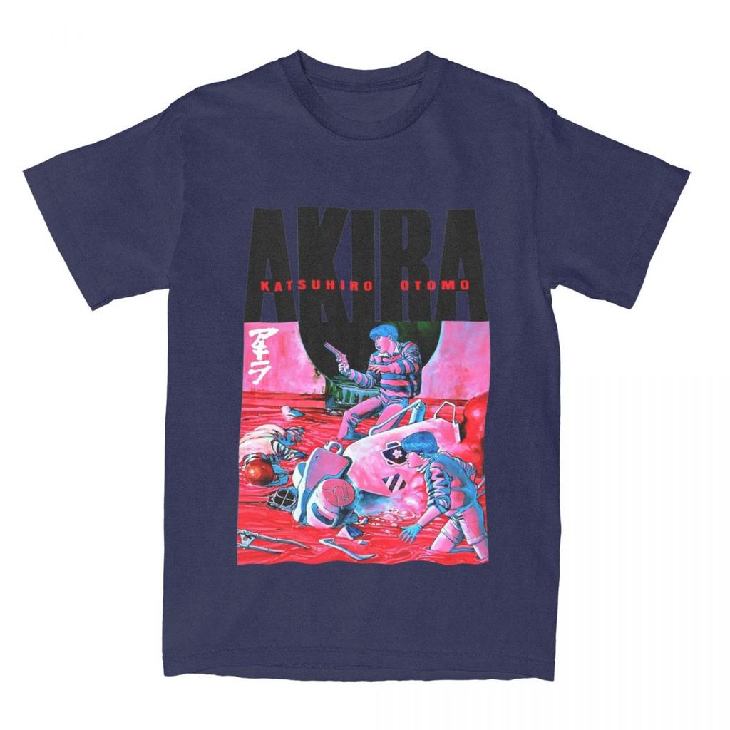 Unisexs TShirt Akira Anime Japan Vintage Japanese Unisexga TShirts Hipster Summer Tees Vintage Casual 100 Cotton Tops Gift