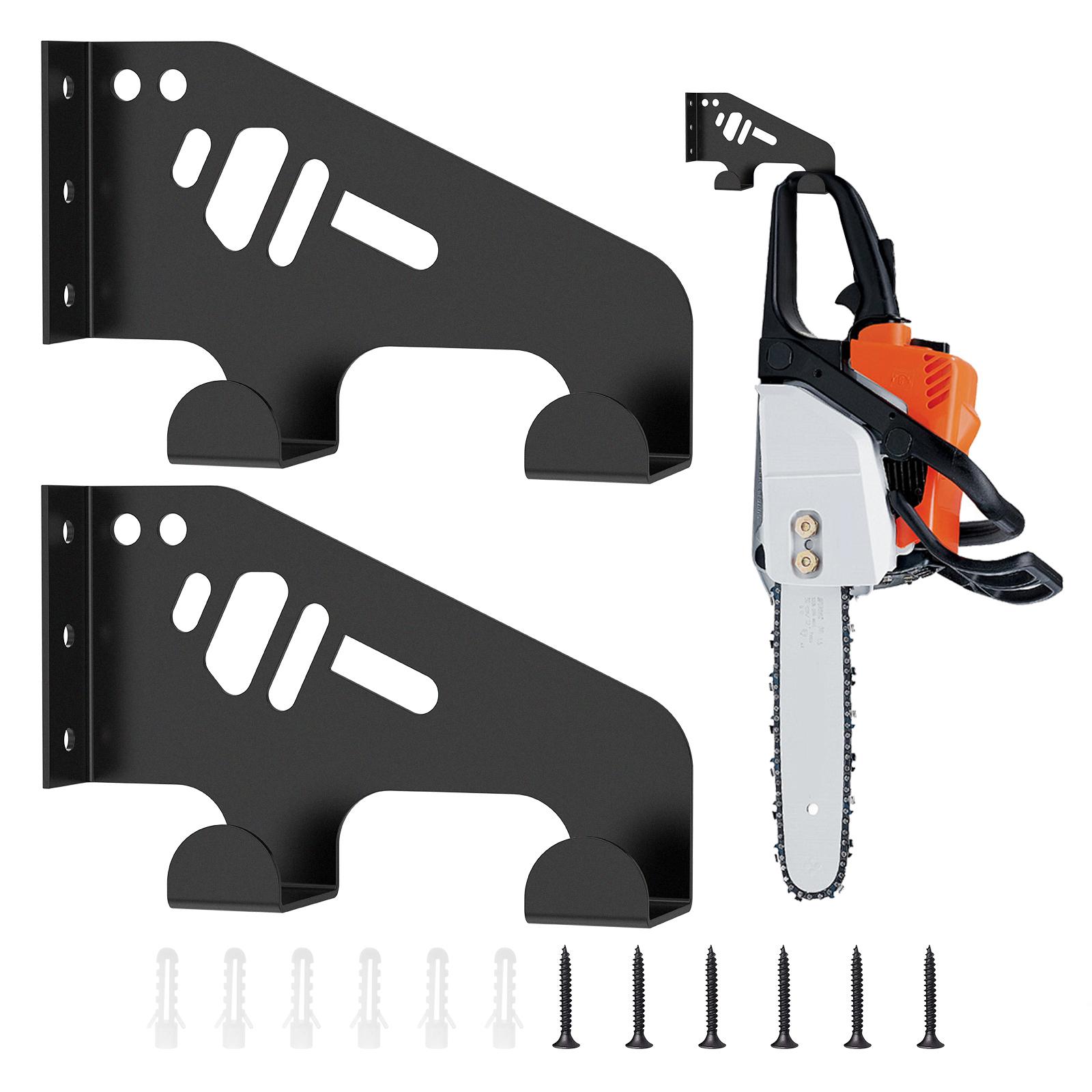 

Chainsaw Wall Mount Holder Metal Heavy Duty Chainsaw Hooks Wall Mount Chainsaw Rack Heavy Duty Bracket for Stihl 009 Chainsaws Chainsaw Holder