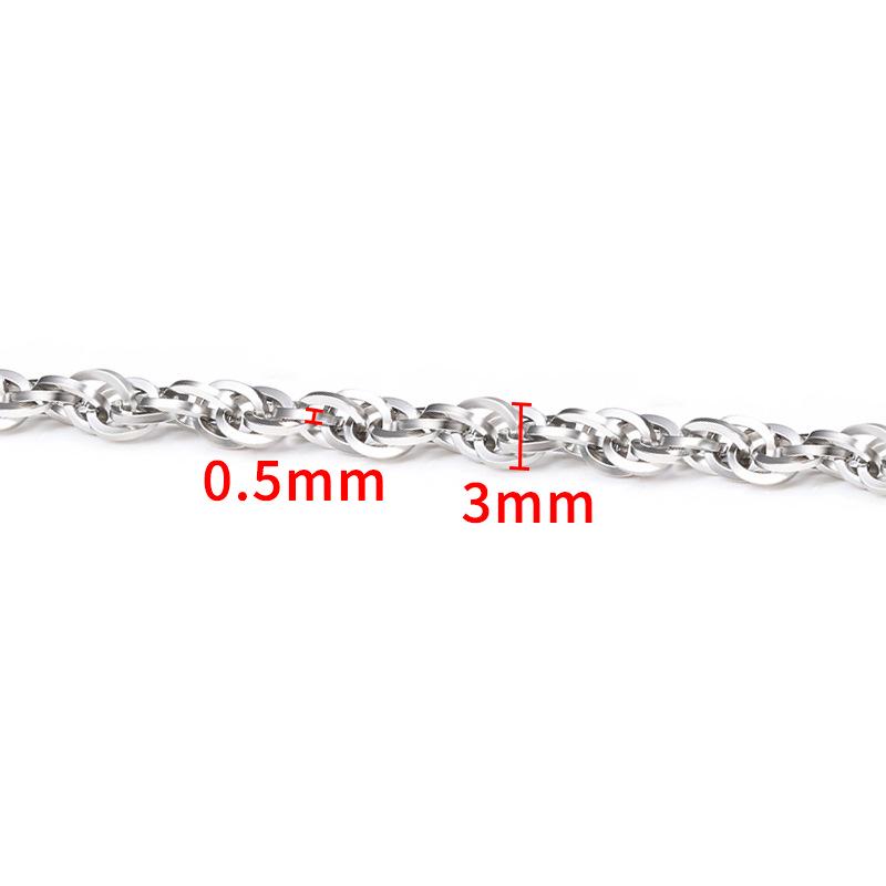Stainless Steel Oval Link Chain for DIY Jewelry Making: Necklaces & Bracelets