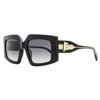 JuSt Cavalli Women S tranSparent Butterfly SunglaSSeS Sjc020k 700v Black 54mm 700v
