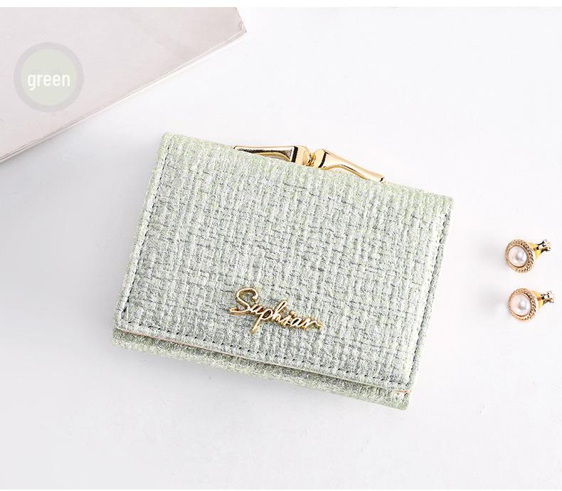 2024 Cute Japanese & Korean Multifunctional Student Card Holder & Coin Purse - Stylish Ladies' Tri-Fold Wallet
