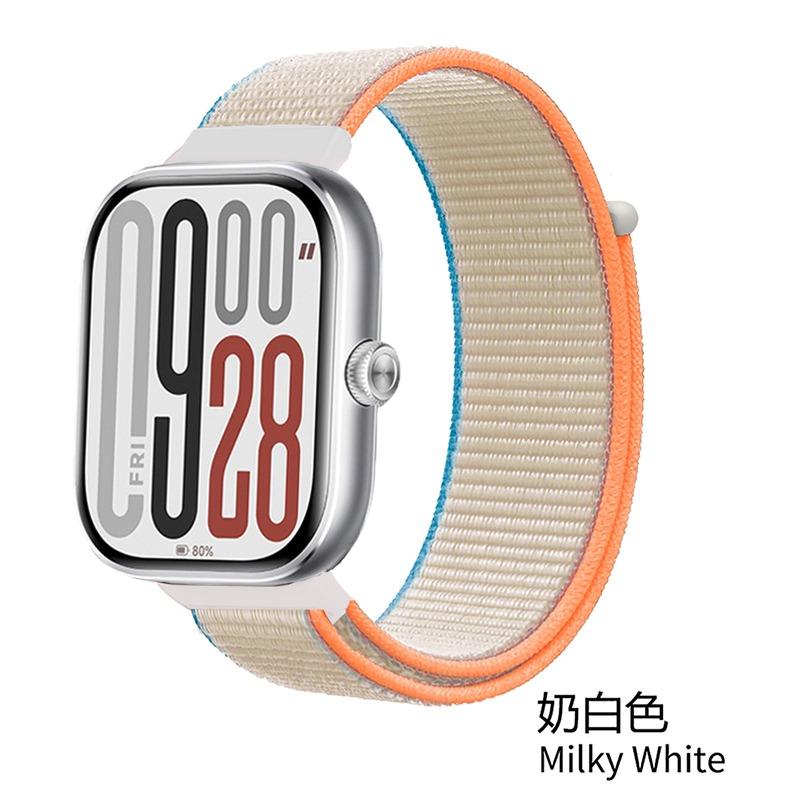 Braided Nylon Strap for Xiaomi Mi Band 9/8 Pro Breathable Comfortable Accessories Replaceable Wristband Redmi Watch 4/5 correa