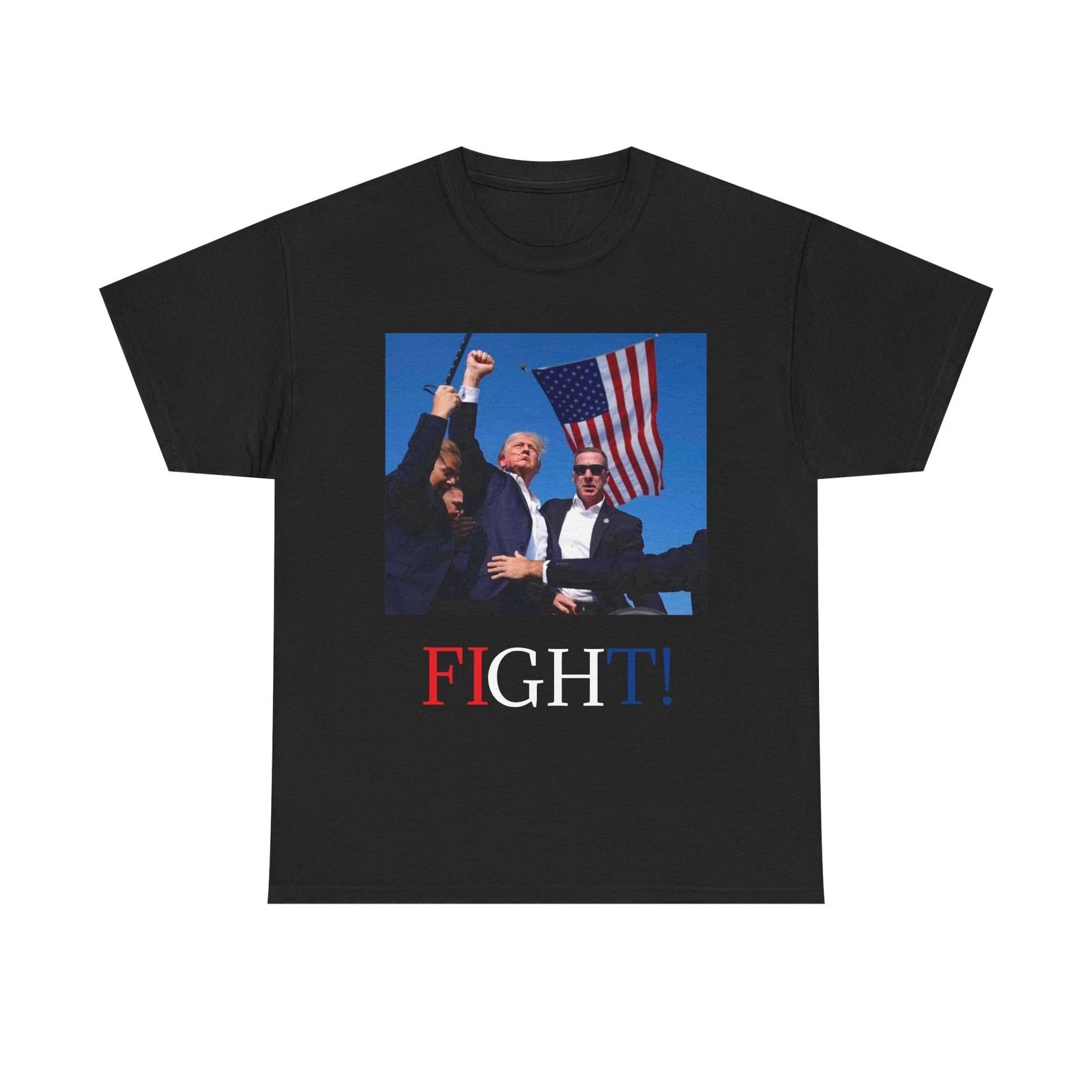 Men s and Women s T-shirts TRUMP Fight! XXL