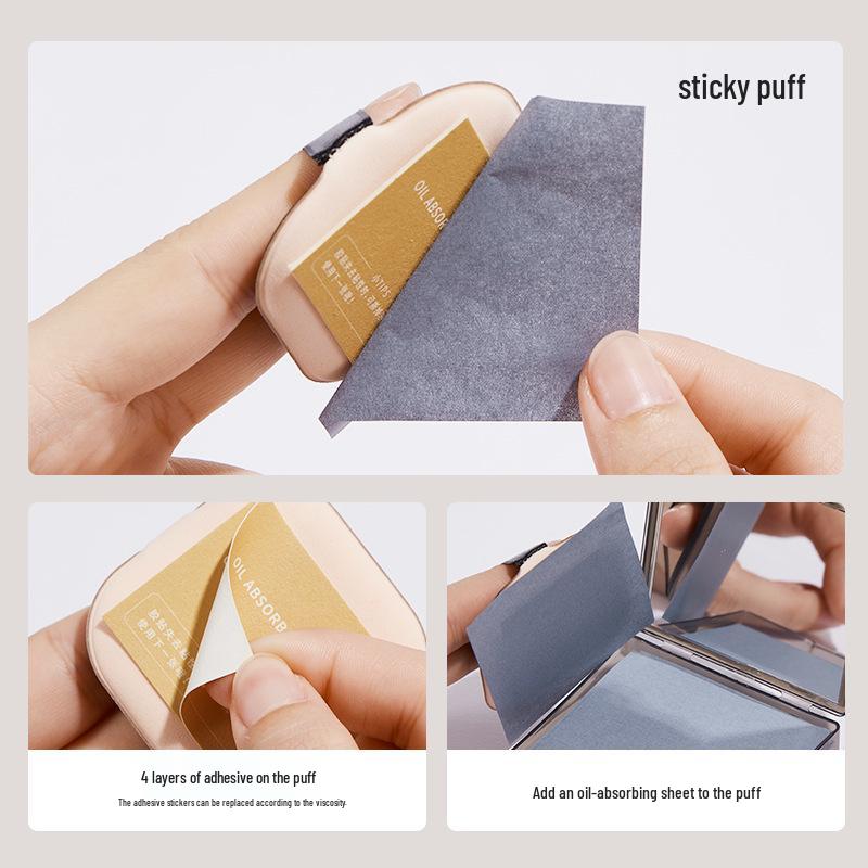 GECOMO Портативні паперові серветки для обличчя з пушком та дзеркалом