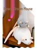 Gray Fancy Rat Plush Doll - Cute Simulation Stuffed Toy & Sleeping Pillow Gift