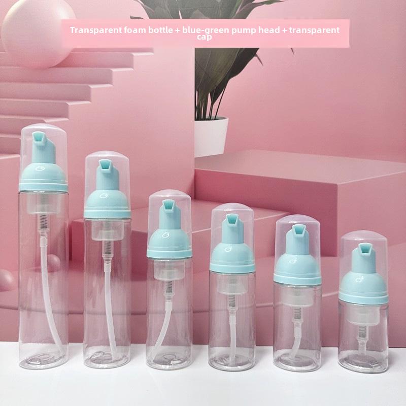 Transparent Foaming Bottle, 30ml/50ml/60ml - Ideal for Mousse, Lotion, or Eyelash Cleaning Liquid