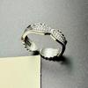 Trendy Unisex Angel Wings Feather Ring - European & American Retro Design