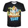 Kids Summer New Casual Funny Cartoon Game 3D Print O-neck T-shirts 3-13 Years Boys Girls Outfits Tops Children Clothes