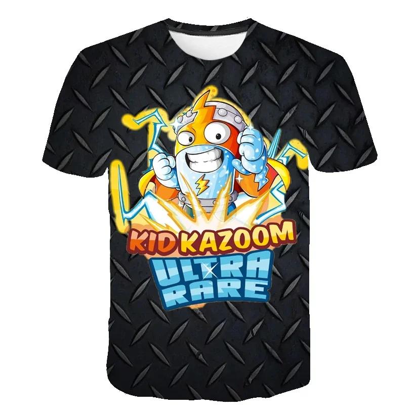 Kids Summer New Casual Funny Cartoon Game 3D Print O-neck T-shirts 3-13 Years Boys Girls Outfits Tops Children Clothes