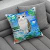 Frutiger Aero Art Pillow Case Antidustmite Pillowcase Invisible zipper silky short plush Sofa cushion cover