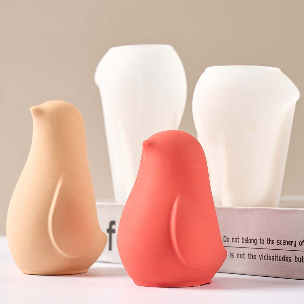Uroczy ptaszek 3D silikonowa forma na świece DIY zwierzę papużka nierozłączka formy cementowe mydło gips żywica rzemiosło tworzenie dom ogród dekoracja sztuka prezenty