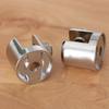 2-part Cylindrical Shape Adjustable Brackets Shelves for Insulating Office Chairs In The Bathroom