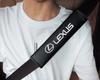 1/2Pcs Car Seat Belt Shoulder Carbon Fiber Protector Pads For Lexus NX IS 250 RX GS UX RX300 RX350 CT200H GX460 ES LX Fsport GX