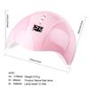36W LED UV Nail Lamp Gel Nail Polish Dryer Quick Drying Nail Art Machine