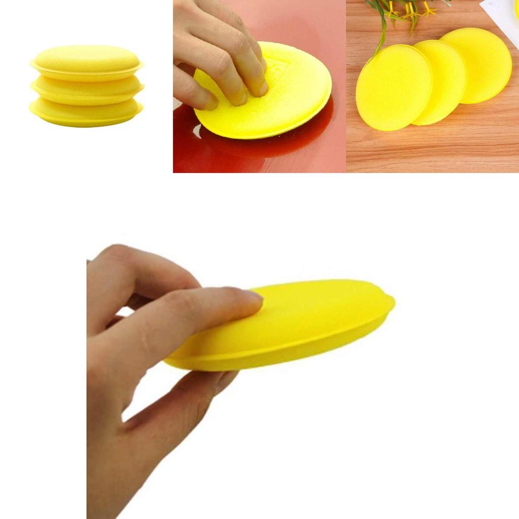 Car Waxing Buffer Sponge Set With Polishing Foam For Auto Detailing Enthusiasts