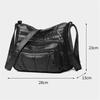 Vintage PU Leather Crossbody Bag, Retro Multi Layer Shoulder Bag, Fashi Handbag & Purse for Women's Work Travel Messenger Bag
