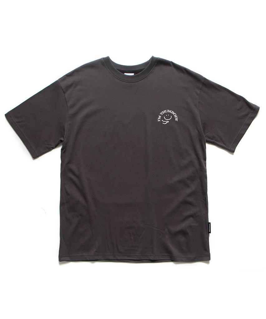 ABNORMALTHING Iam Oversized T-Shirt Charcoal