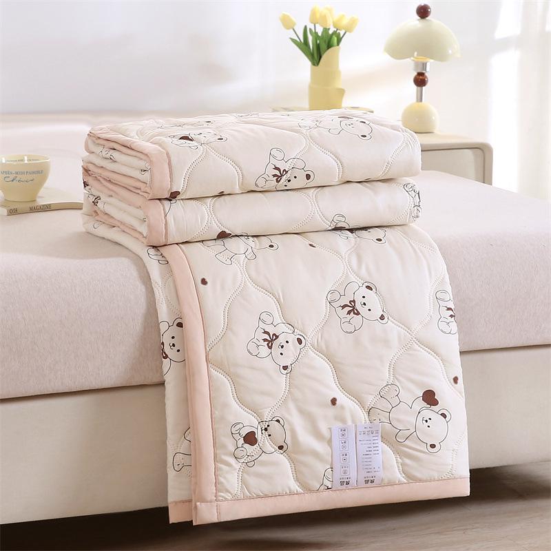 Comfortable Breathable Cotton Summer Quilt - Washable AC Quilt with Gift Box Packaging