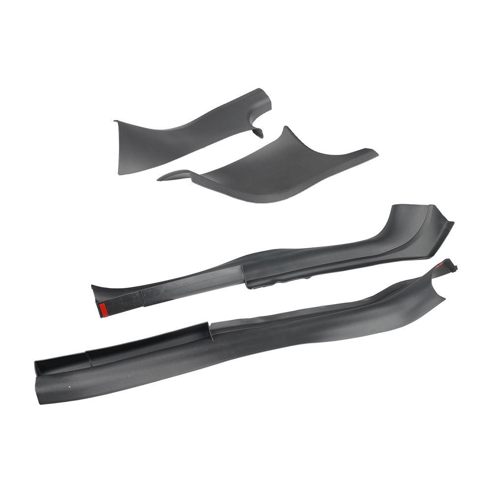 2019 Tesla Model Y Front & Rear Door Sill Protectors чёрный