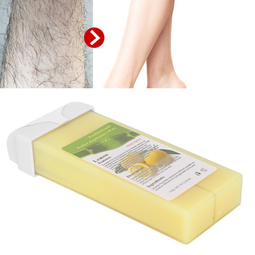 100g Professional Roller Depilatory Wax Home Hair Removal Large Area Body Hair Removal Wax Roller