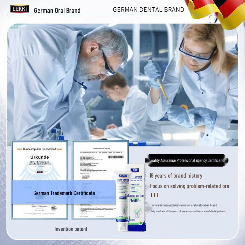 LEKKI Tartar Removal & Whitening Toothpaste