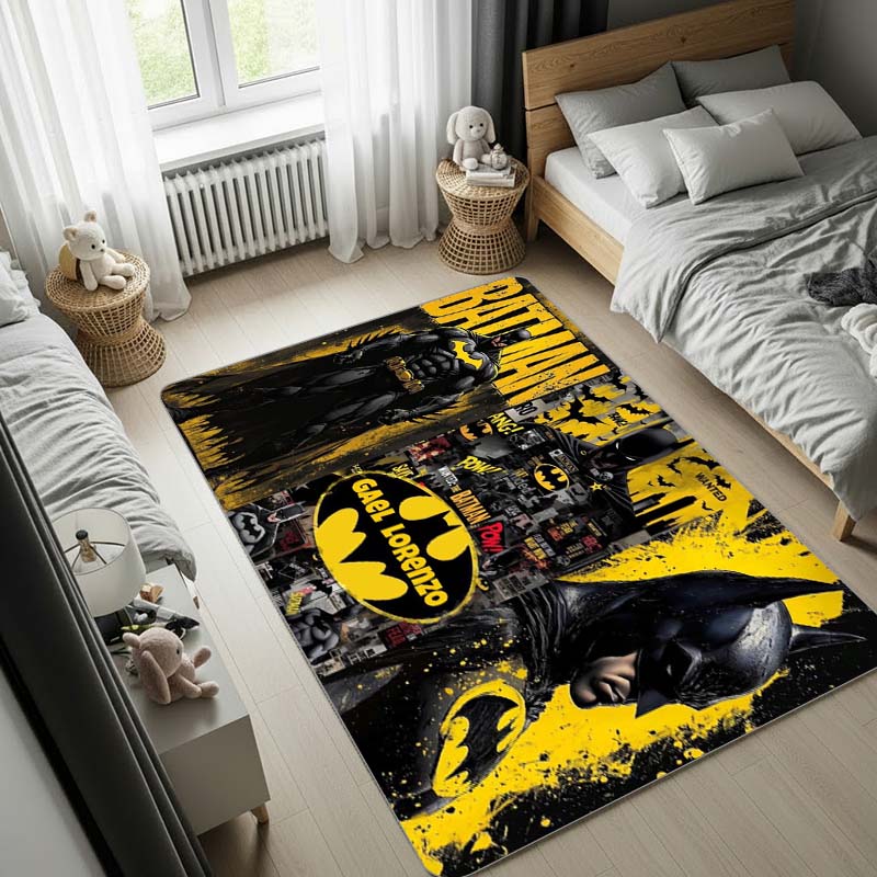 Batman: The Dark Knight Carpet,Bedroom Rug, Doormat,Living Room Rug, Bedside Carpet, Computer Chair Mat, Christmas Gift.