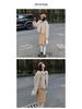 Women's Korean Retro Pleated Wool Skirt: Autumn/Winter Mid-Length, Ruffled Versatile Slim Fit