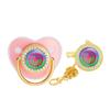 Newborn Personalized Pacifier Clip Baby Luxury Pacifiers Gold Bling Infant Pacifiers Holder Silicone Teethers Nipple BPA Free
