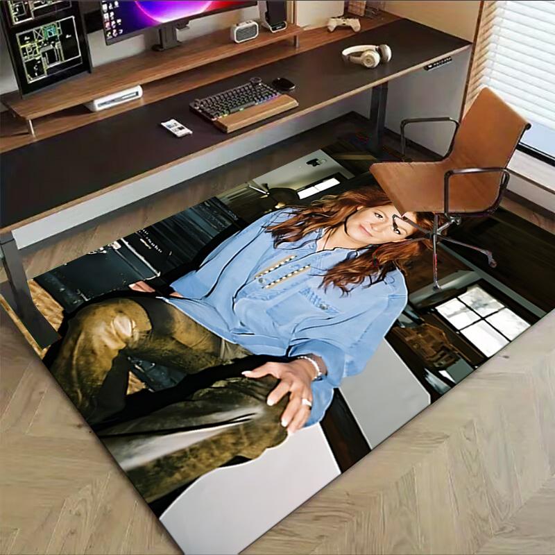 Woman Casual Wear Carpet For Playroom Bedroom Living Room Sofa Home Decor Kids Game Area Rug Nonslip Floor Mat