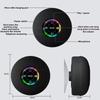 Wireless LED Bluetooth Speaker provides large suction cup waterproof design and mini portable stereo sound for bathroom outdoor