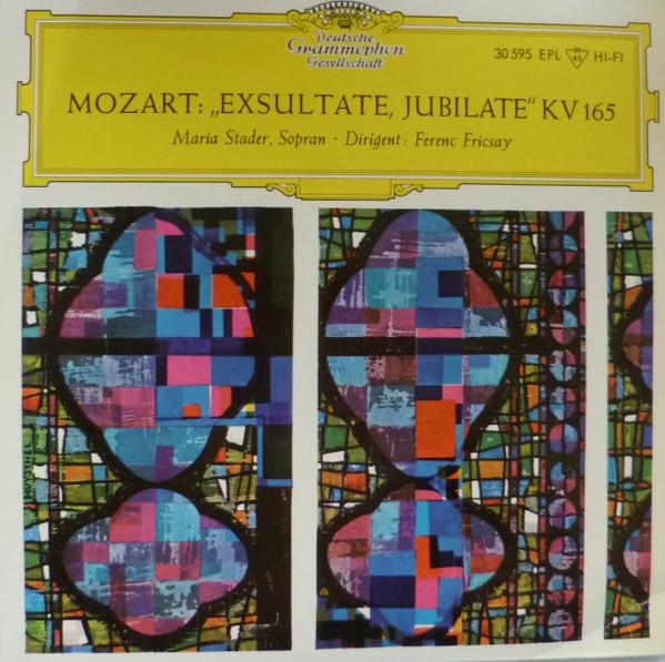 

LP Record MARIA STADER FERENC FRICSAY RADIO Mozart Exsultate Jubilate Kv165 30595EPL DEUTSCHE GRAMMO 1962 Germany Classical Used
