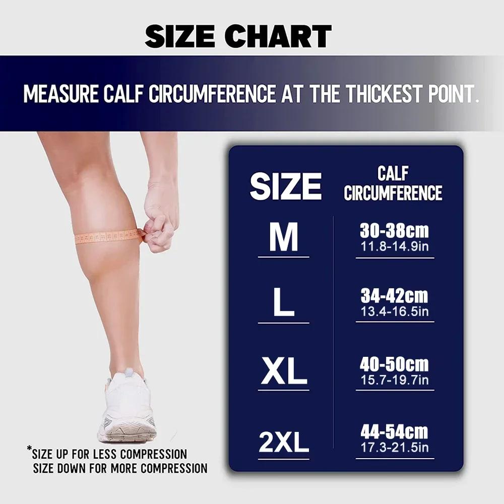 1Pcs Calf Compression Sleeves With Eva Pad For Men Women Leg Support Shin Splints Running Football Shin Guards