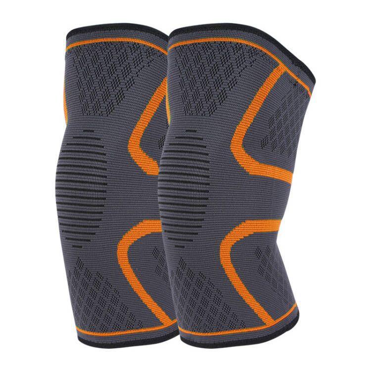 

Nylon Knee Pads Sports Men s Knee Sheath Professional Running Basketball Women s Joint Badminton Special Fitness Paint XL size, one pack оранжевый