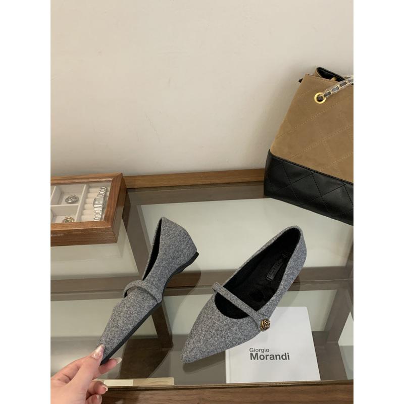 

Французские остроносые туфли на скрытой платформе для женщин, обувь 2025 осень-зима, бархатные универсальные вечерние туфли Мэри Джейн мао мао 39 темно-коричневого