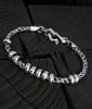 Sterlingworth Antique Tw-Ls Silver Chain Bracelet