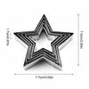 5pcs Metal Cookies Cutters Set Creative Star Cookie Cutter Egg Molds Stainless Steel Baking Cutter Baking Tools