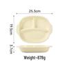 ZISIZ Ceramic Divided Dinner Plate