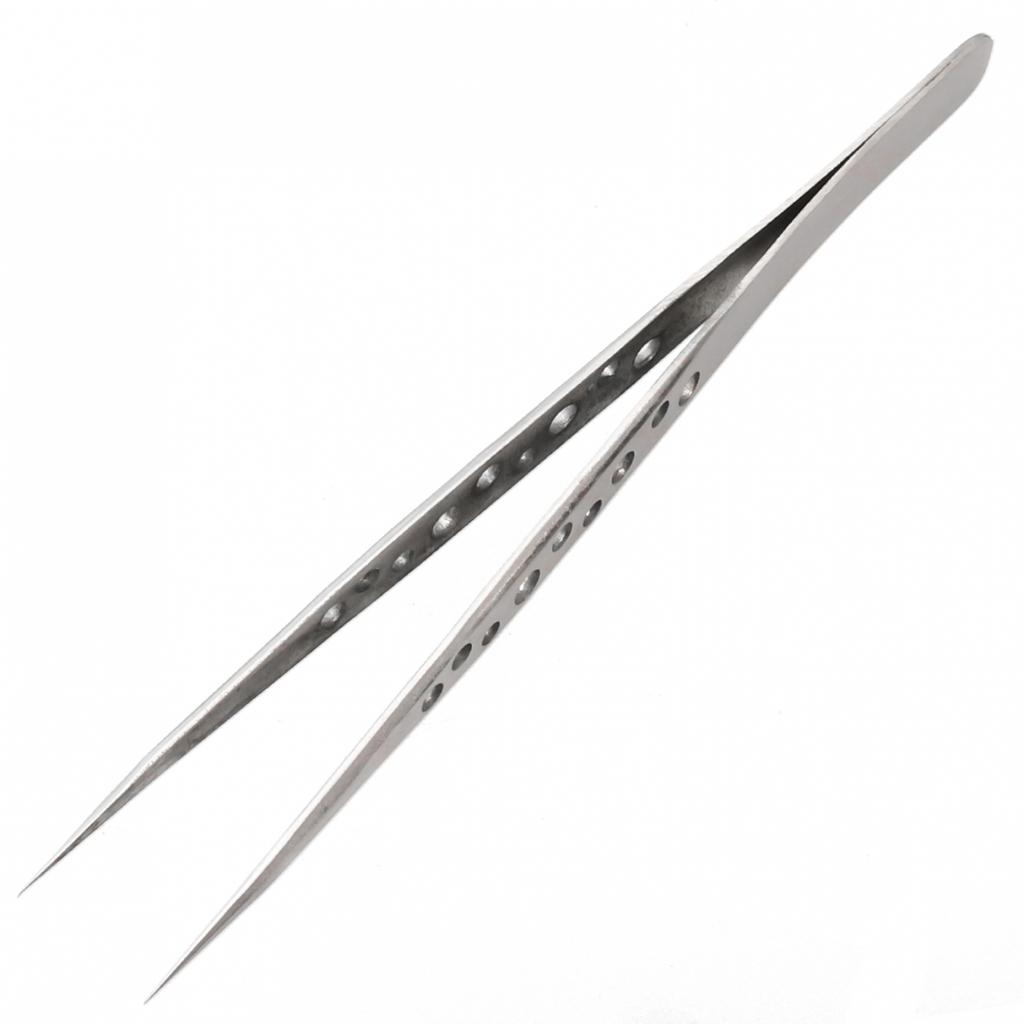 Tweezers Stainless Steel Straight Tip 124-140mm 1pcs