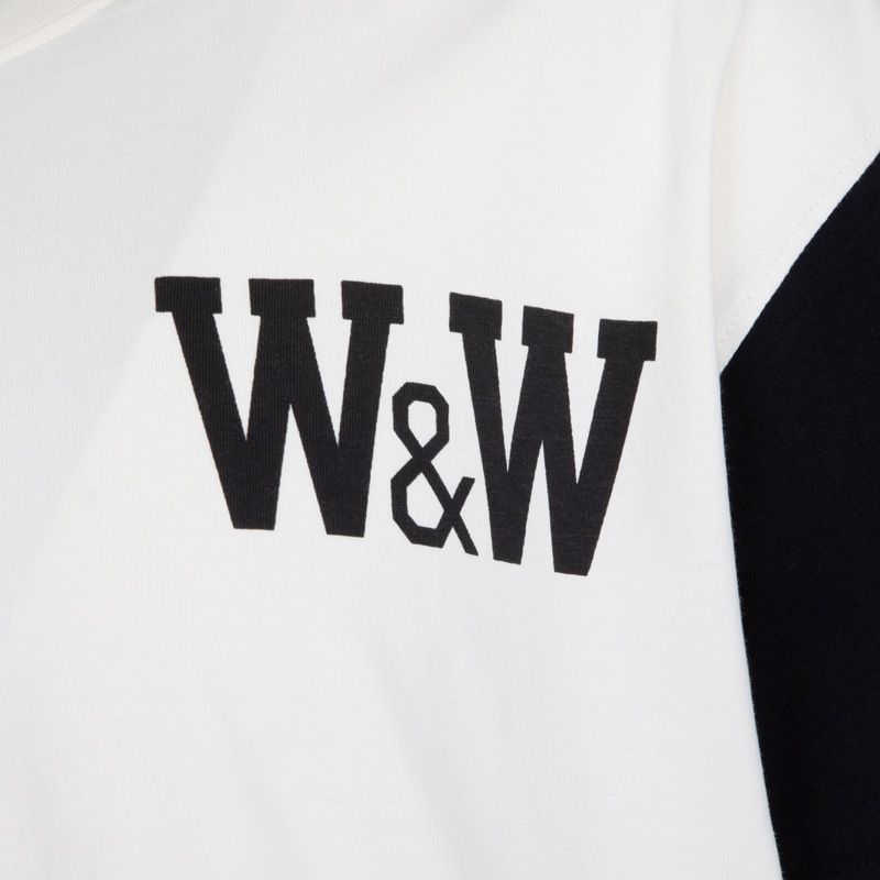 Tee shirt jersey manches noires col rond Homme WHEELS AND WAVES