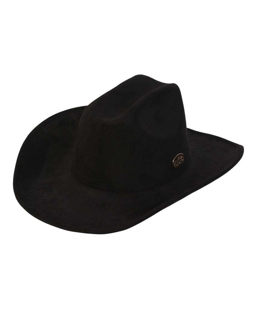 Yunibeosyeolkemiseuteuli Wire Cowboy Suede Black Long Fedora Fedora